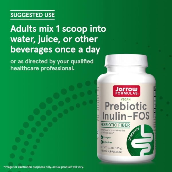 Jarrow Formulas Prebiotic Inulin FOS - Image 7