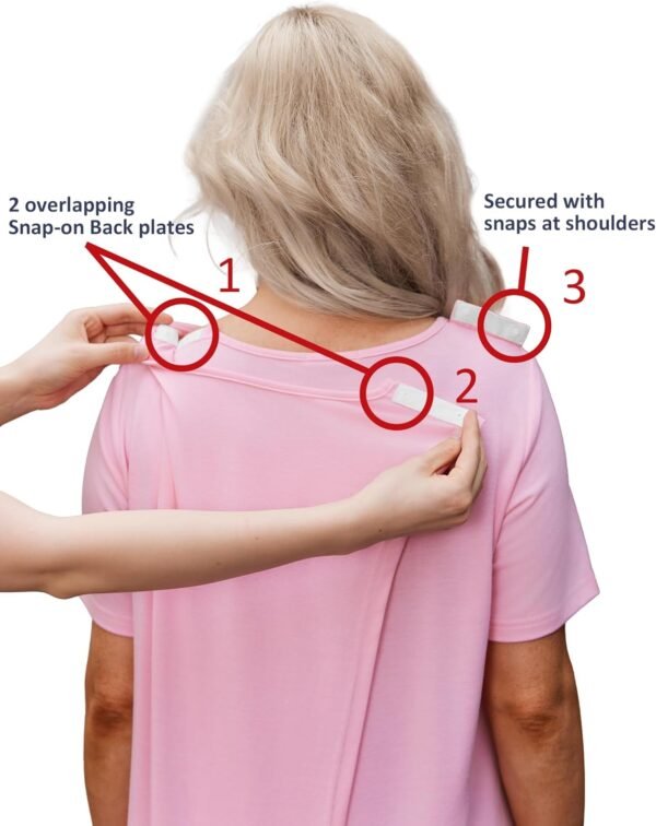 Deyeek Hospital Gowns for Women Tear - Image 2