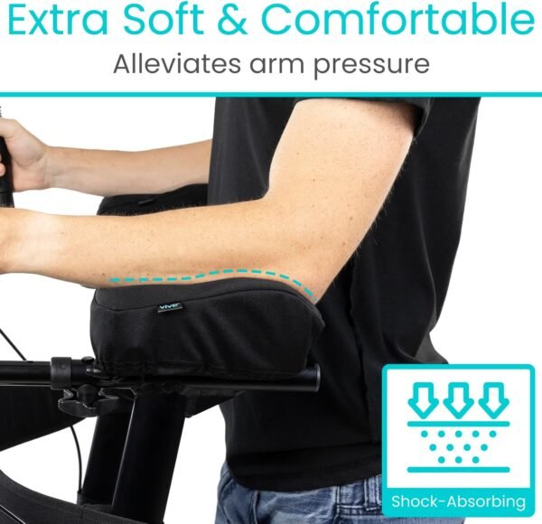 Vive Upright Walker Forearm Pads For - Image 3