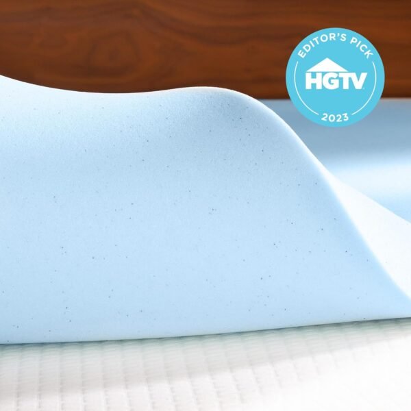 LINENSPA Memory Foam Mattress Topper - 3 - Image 3
