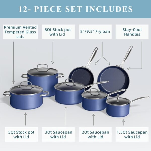 Nuwave Healthy Duralon Blue Ceramic - Image 7