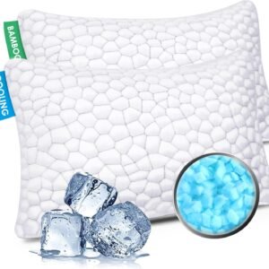 Adjustable gel pillows for firmness and cooling