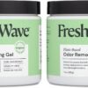 Odor-absorbing deodorizing gels for odor control