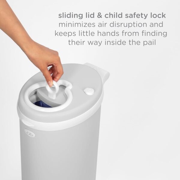 Ubbi Steel Diaper Pail, Odor Locking, No - Image 6