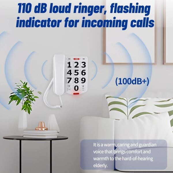 Large Button Phones for Seniors, Land - Image 7