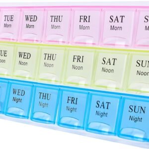 Daliy pill organizers for multiple doses