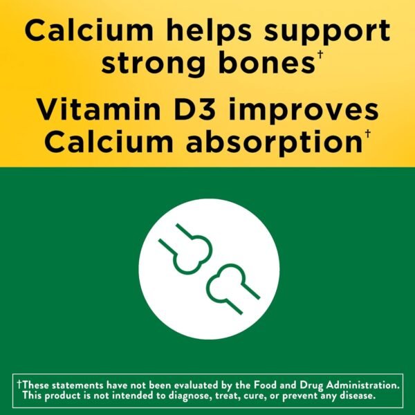 Nature Made Calcium 600 mg with Vitamin - Image 3
