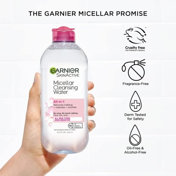 Garnier Micellar Water, Hydrating Facial - Image 6