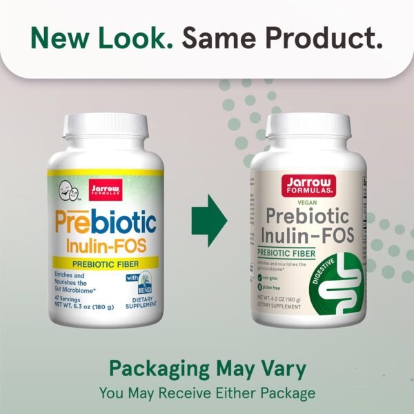 Jarrow Formulas Prebiotic Inulin FOS - Image 2
