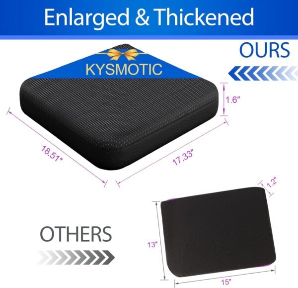 Large Gel Seat Cushion for Long Sitting - Image 4