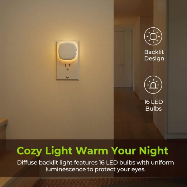 AUVON Plug-in LED Backlit Night Light - Image 2