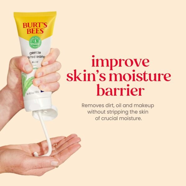 Burt's Bees Gentle Cream Cleanser with - Image 3