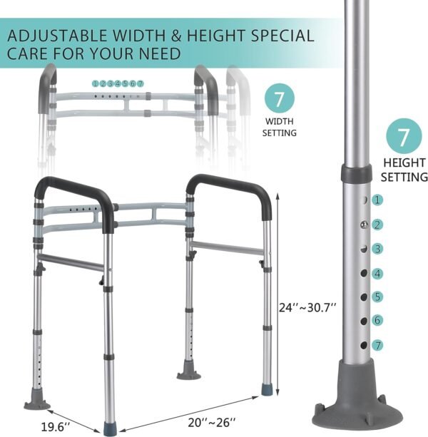 FSA/HSA Eligible Toilet Safety Rails, - Image 2