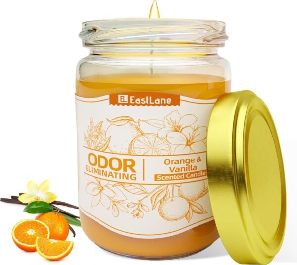 Scented odor neutralizing candles for home