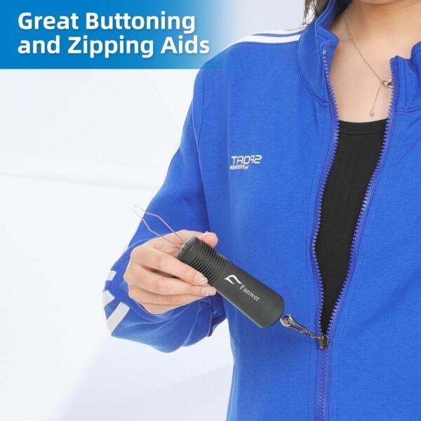 Button Hook and Zipper Pull One Hand - Image 5