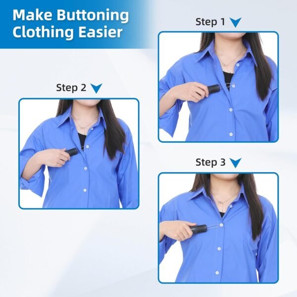 Button Hook and Zipper Pull One Hand - Image 4