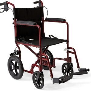 Transport wheelchairs with companion brake for safety