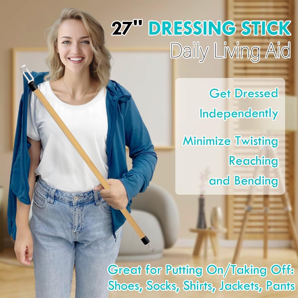 27'' Dressing Stick, Long Dressing Stick - Image 2
