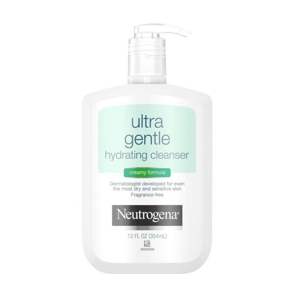 Non-foaming facial cleansers for sensitive skin