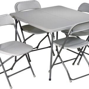 Adjustable large-surface tables for versatile use