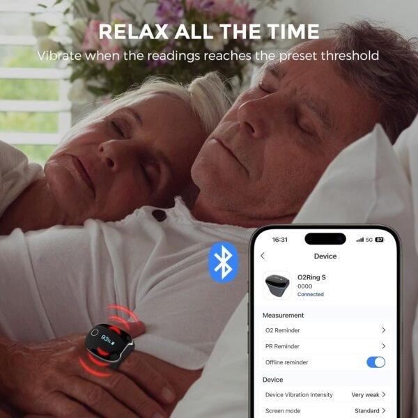 Wellue O2Ring-S Oxygen Monitor with - Image 5