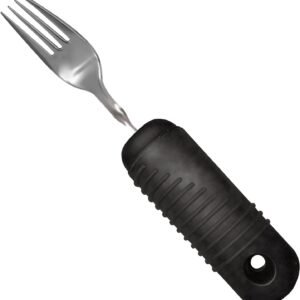 Ergonomic forks and spoons for easy grip