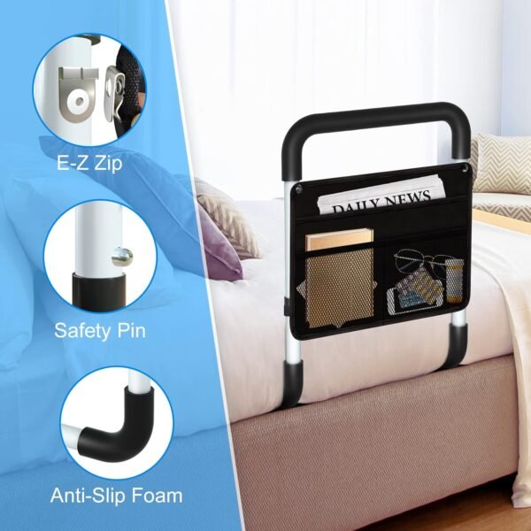 Bed Rails for Elderly Adults - Bed - Image 5