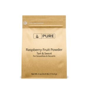 Instant fruit puree powders for quick preparation