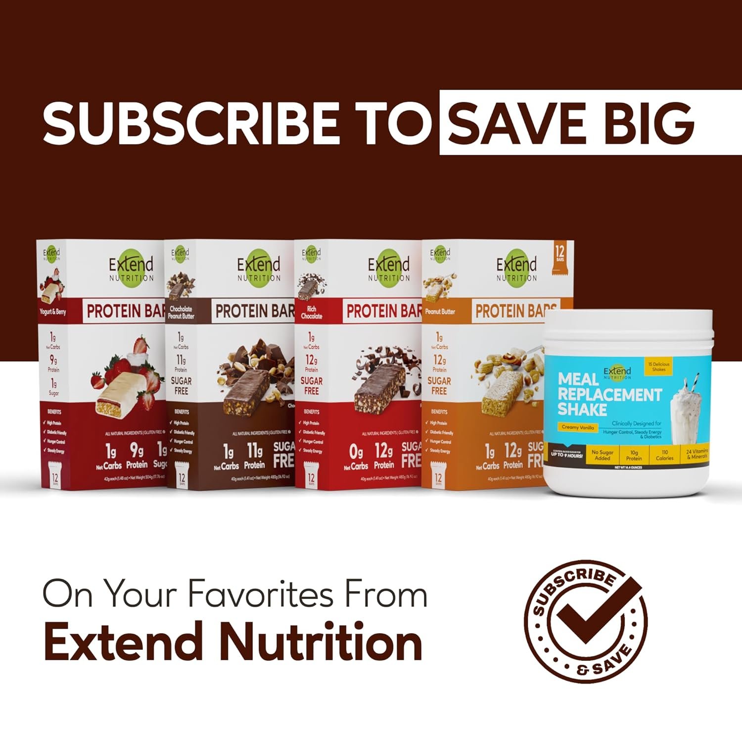 Extend Nutrition Sugar Free Protein Bars - Image 8
