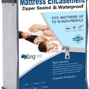 Zippered mattress protectors for complete coverage