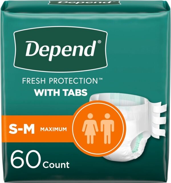 Thin profile tape-on briefs for discreet protection