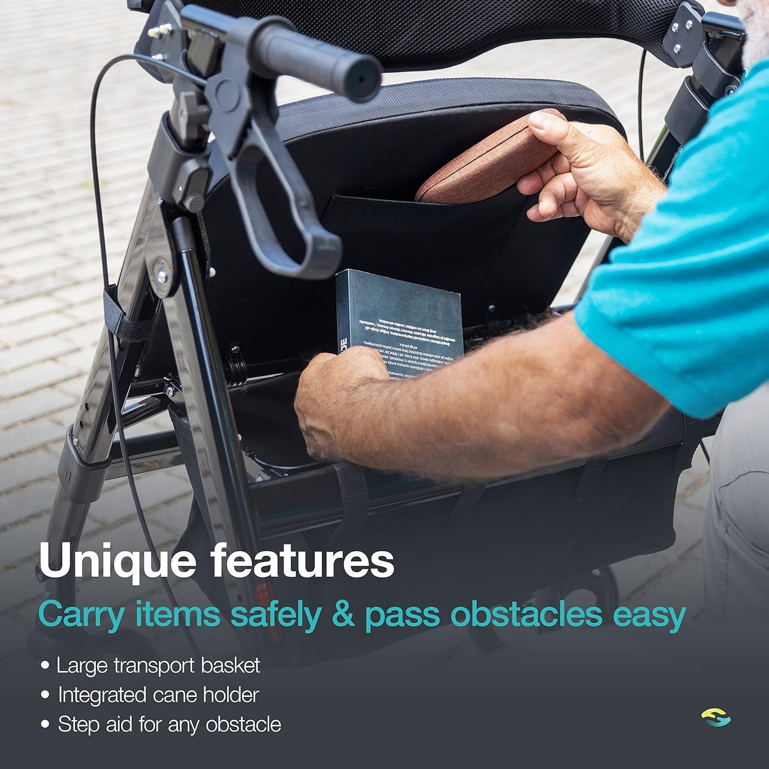 Helavo Bariatric Walker with Large, - Image 5