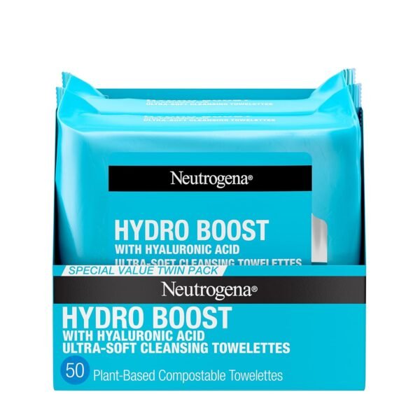 Hydrating cleansing wipes for moisturizing