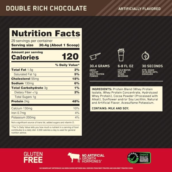 Optimum Nutrition Gold Standard 100% - Image 3