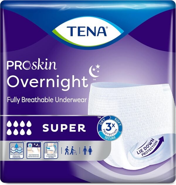 Super absorbent pull-up underwear for heavy incontinence