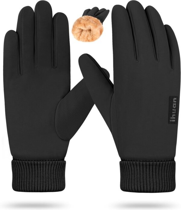 Waterproof winter gloves for snow