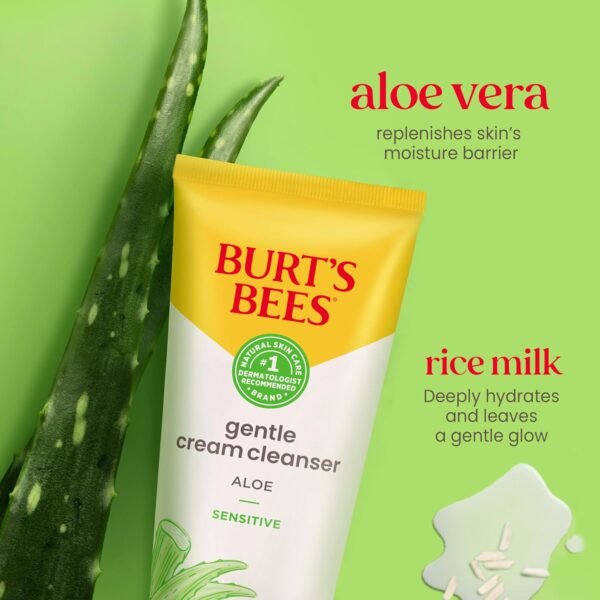 Burt's Bees Gentle Cream Cleanser with - Image 4