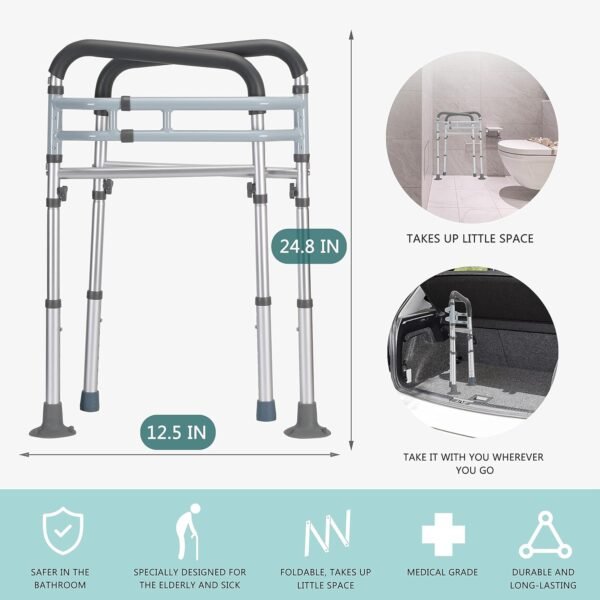 FSA/HSA Eligible Toilet Safety Rails, - Image 4