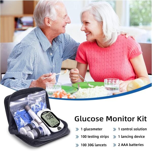 Metene TD-4116 Blood Glucose Monitor Kit - Image 6