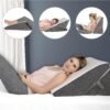 Ventilated memory foam wedges for breathability