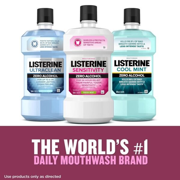 Listerine Sensitivity Mouthwash, Zero - Image 8