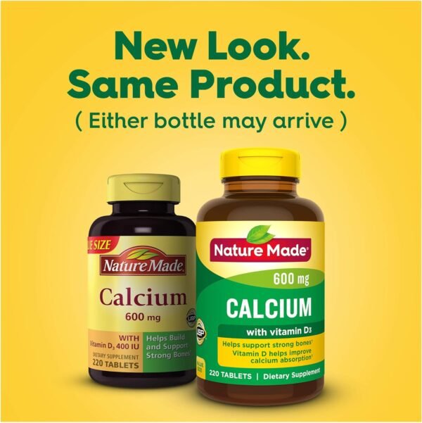 Nature Made Calcium 600 mg with Vitamin - Image 11