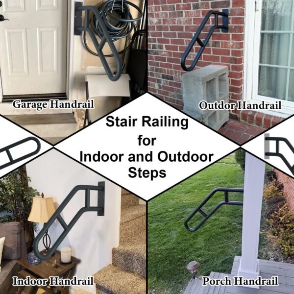 Upgraded Stair Handrails for 1-3 Steps, - Image 5