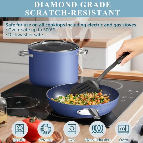 Nuwave Healthy Duralon Blue Ceramic - Image 4
