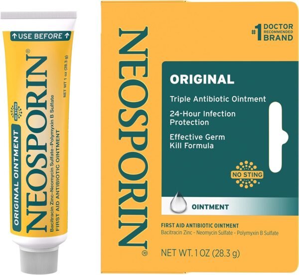 Antibiotic ointments for wound infection
