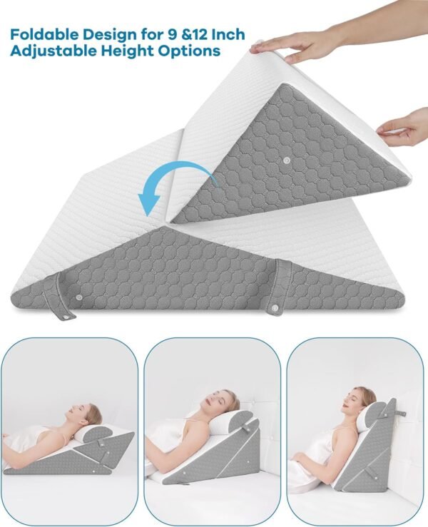Forias Wedge Pillows Set for Sleeping - Image 2