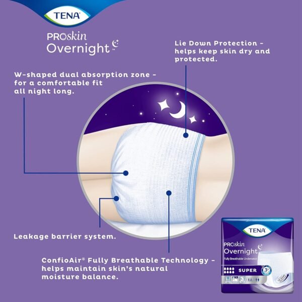 TENA ProSkin Overnight Super Protective - Image 4