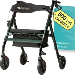 Extra-wide rollators for added stability