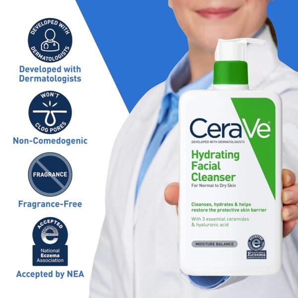 CeraVe Hydrating Facial Cleanser | - Image 4