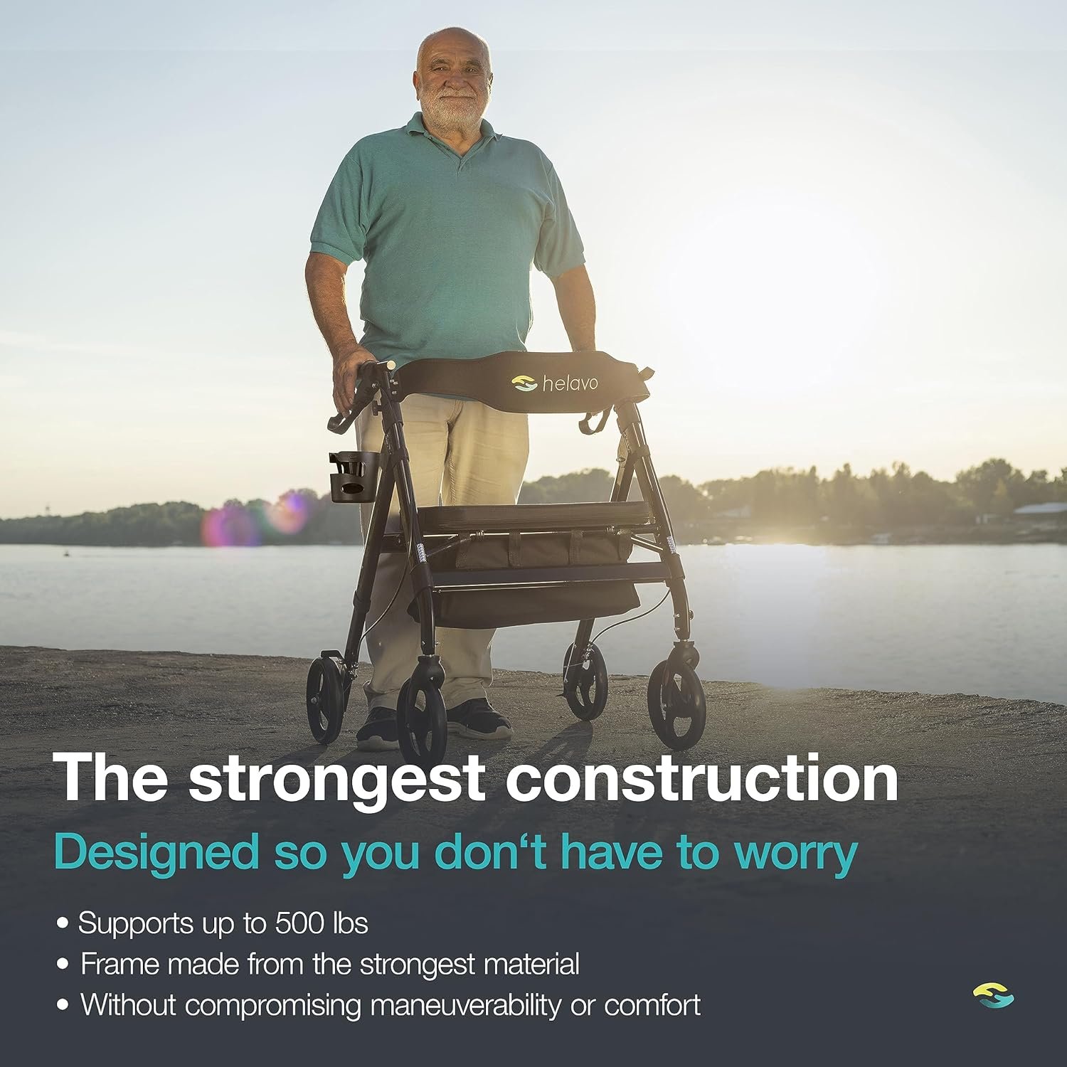 Helavo Bariatric Walker with Large, - Image 2